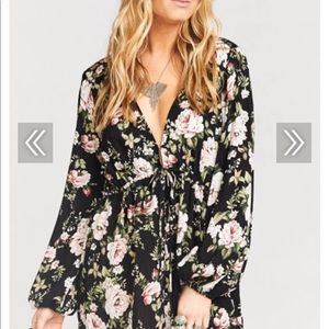 Show me your mumu floral romper